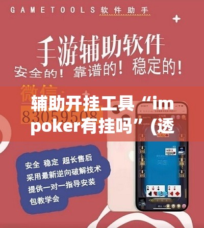 辅助开挂工具“impoker有挂吗”(透视挂)辅助下载教程