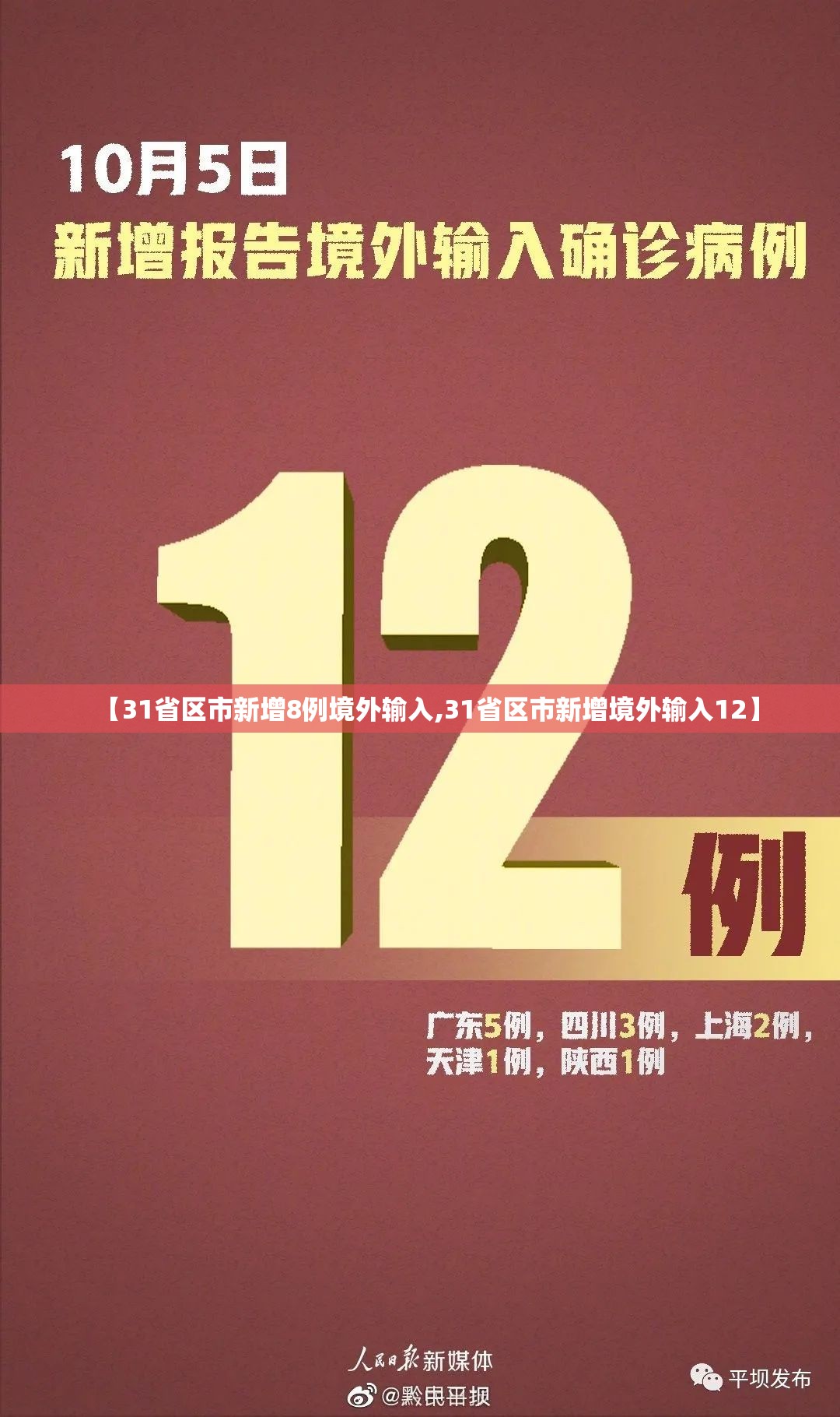 【31省区市新增8例境外输入,31省区市新增境外输入12】