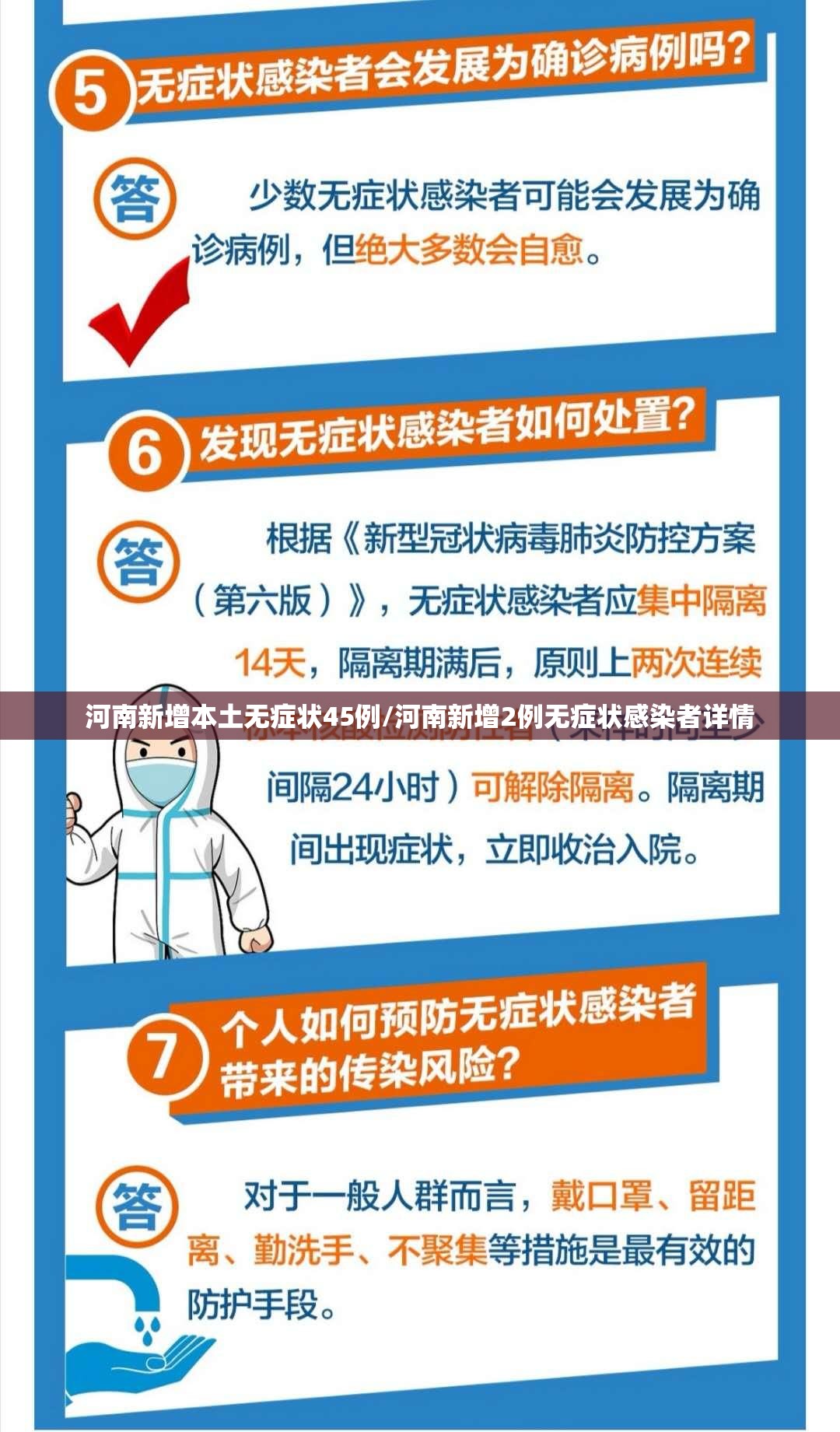 河南新增本土无症状45例/河南新增2例无症状感染者详情