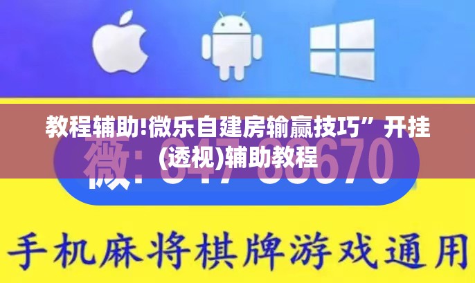 教程辅助!微乐自建房输赢技巧”开挂(透视)辅助教程