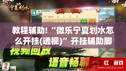 教程辅助!“微乐宁夏划水怎么开挂(透视)”开挂辅助脚本+详细开挂安装教程