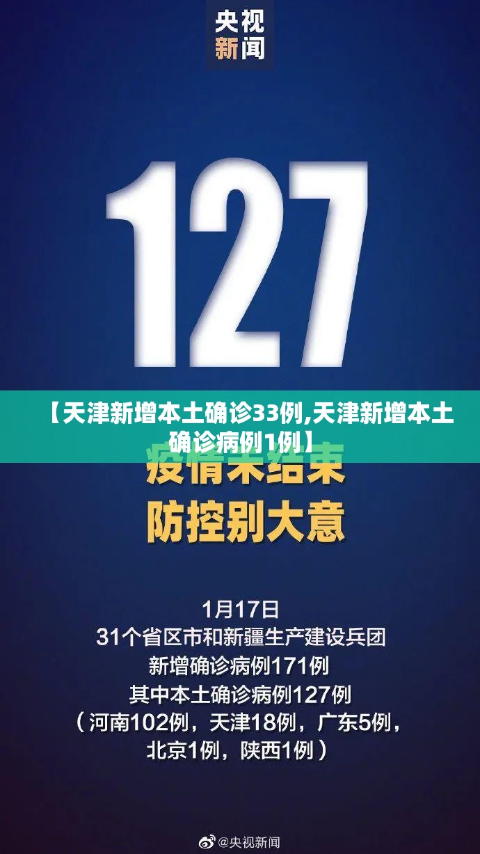 【天津新增本土确诊33例,天津新增本土确诊病例1例】