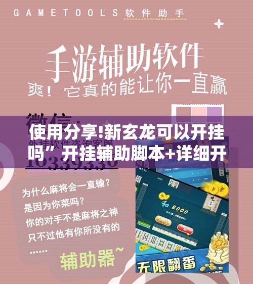 使用分享!新玄龙可以开挂吗	”开挂辅助脚本+详细开挂安装教程