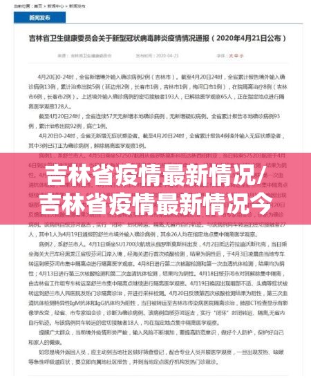 吉林省疫情最新情况/吉林省疫情最新情况今日新增