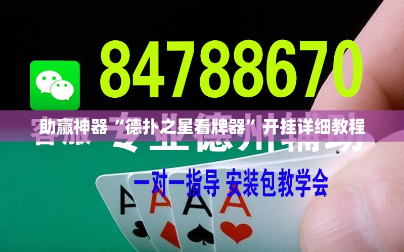 助赢神器“德扑之星看牌器”开挂详细教程