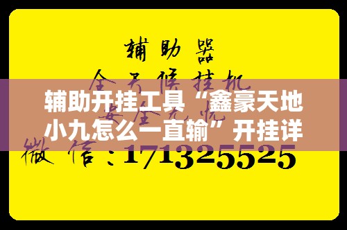 辅助开挂工具“鑫豪天地小九怎么一直输	”开挂详细教程