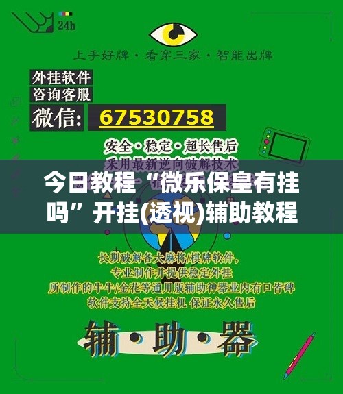 今日教程“微乐保皇有挂吗”开挂(透视)辅助教程
