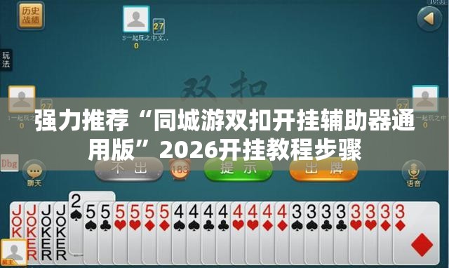强力推荐“同城游双扣开挂辅助器通用版”2026开挂教程步骤