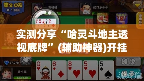 实测分享“哈灵斗地主透视底牌	”(辅助神器)开挂详细教程