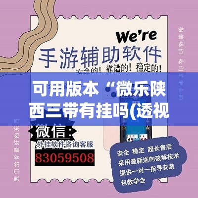 可用版本“微乐陕西三带有挂吗(透视)”开挂辅助脚本+详细开挂安装教程