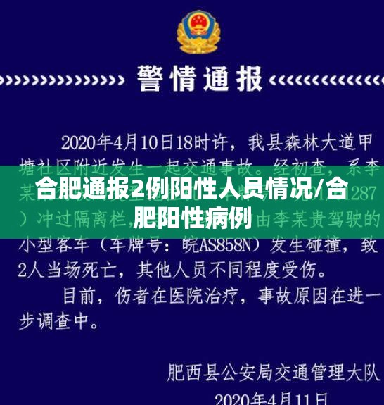 合肥通报2例阳性人员情况/合肥阳性病例