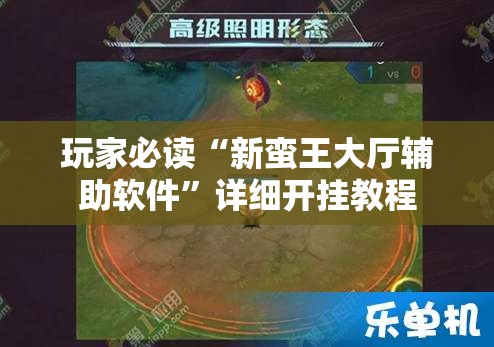 玩家必读“新蛮王大厅辅助软件	”详细开挂教程