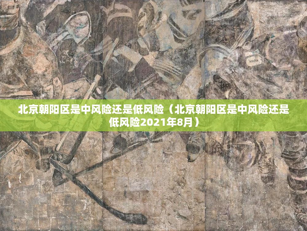 北京朝阳区是中风险还是低风险（北京朝阳区是中风险还是低风险2021年8月）