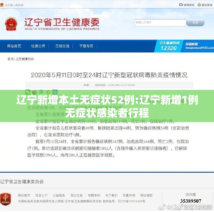 辽宁新增本土无症状52例:辽宁新增1例无症状感染者行程 辽宁新增本土无症状52例:辽宁新增1例无症状感染者行程
