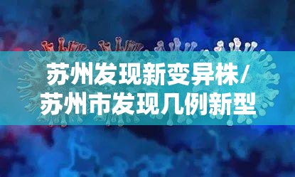 苏州发现新变异株/苏州市发现几例新型冠状病毒