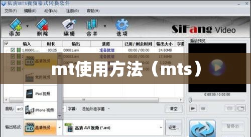 mt使用方法（mts）