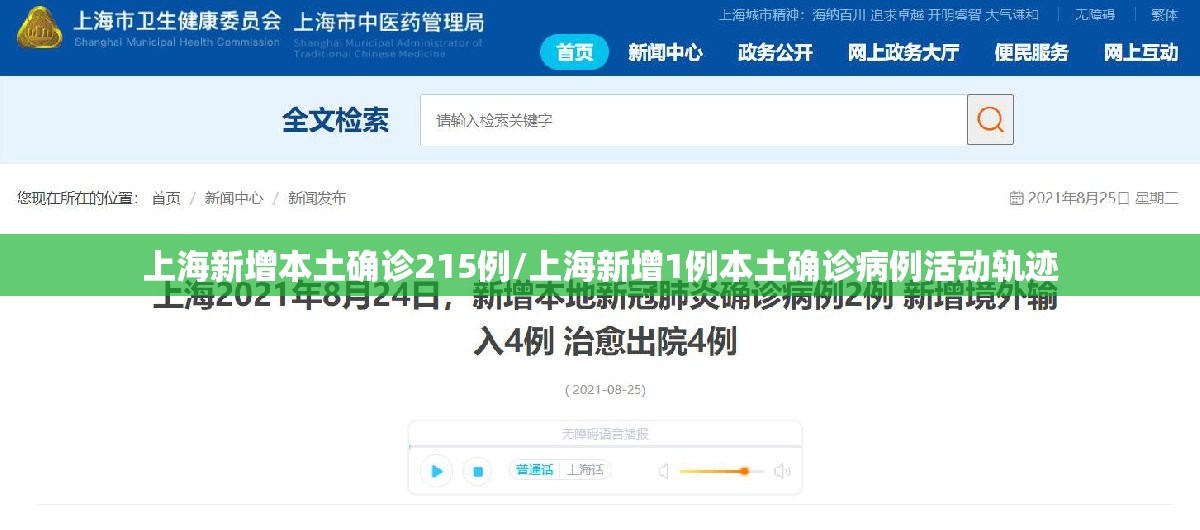 上海新增本土确诊215例/上海新增1例本土确诊病例活动轨迹