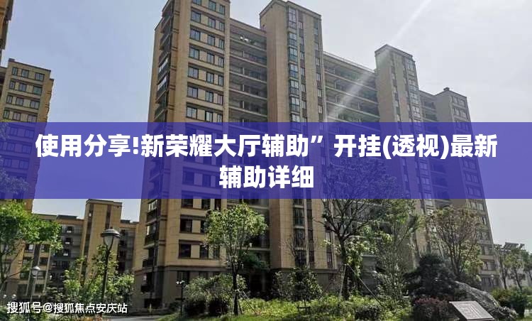 使用分享!新荣耀大厅辅助”开挂(透视)最新辅助详细
