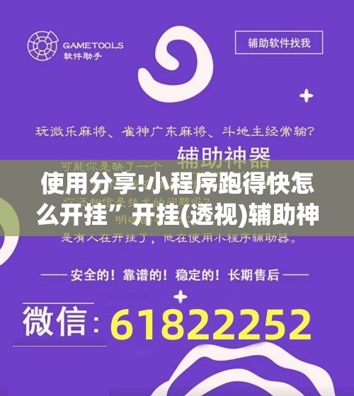 使用分享!小程序跑得快怎么开挂	”开挂(透视)辅助神器
