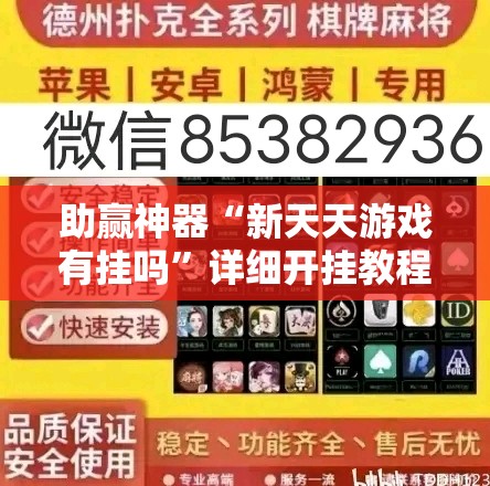 助赢神器“新天天游戏有挂吗”详细开挂教程