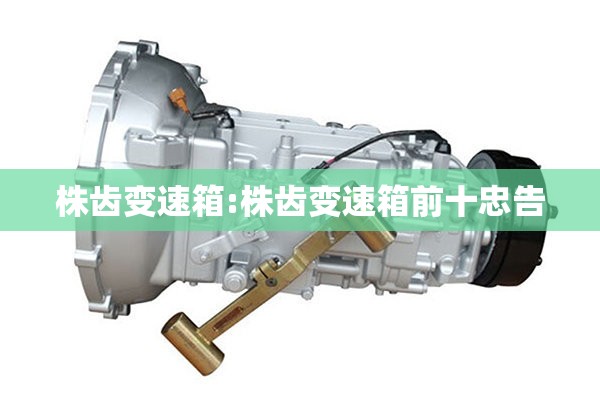 株齿变速箱:株齿变速箱前十忠告 株齿变速箱:株齿变速箱前十忠告