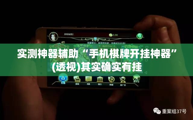 实测神器辅助“手机棋牌开挂神器	”(透视)其实确实有挂