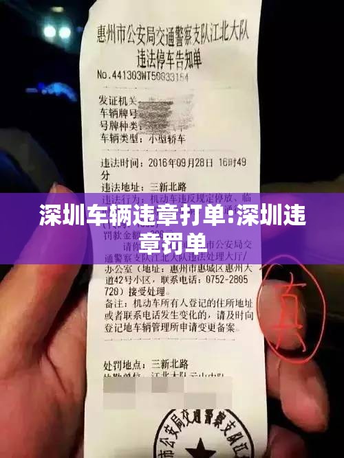 深圳车辆违章打单:深圳违章罚单 深圳车辆违章打单:深圳违章罚单