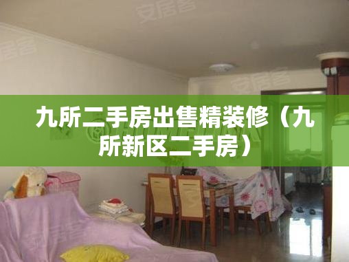九所二手房出售精装修（九所新区二手房）