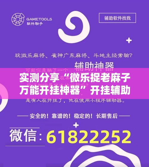 实测分享“微乐捉老麻子万能开挂神器”开挂辅助脚本+详细开挂安装教程