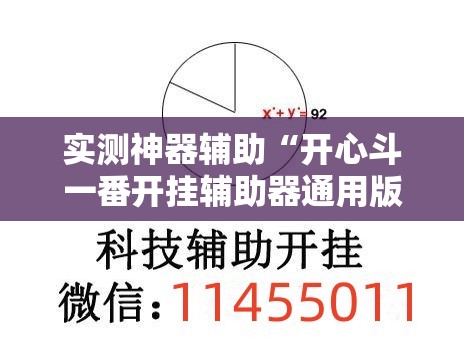 实测神器辅助“开心斗一番开挂辅助器通用版”详细外挂透视辅助软件教程