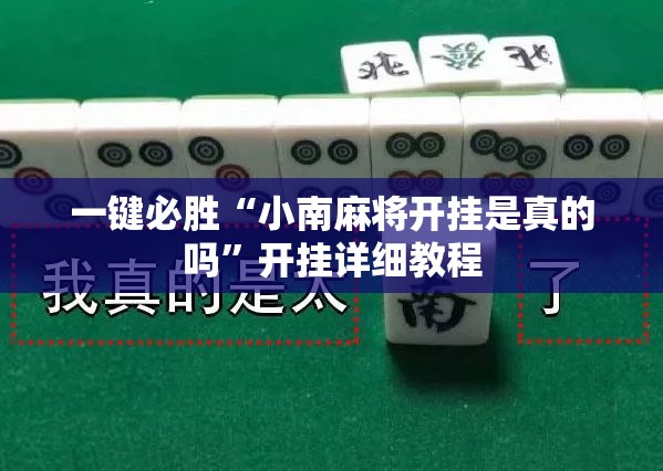 一键必胜“小南麻将开挂是真的吗	”开挂详细教程