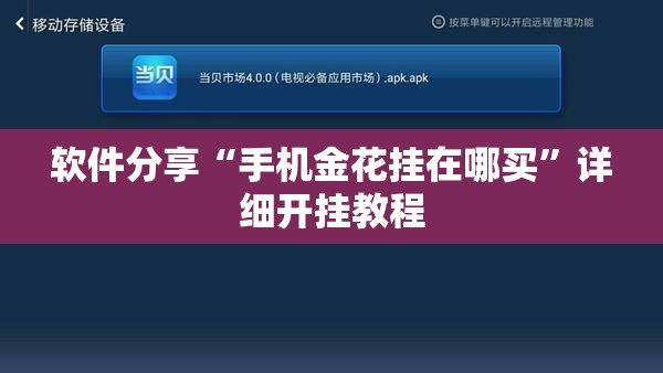 软件分享“手机金花挂在哪买	”详细开挂教程