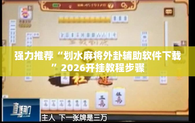 强力推荐“划水麻将外卦辅助软件下载”2026开挂教程步骤