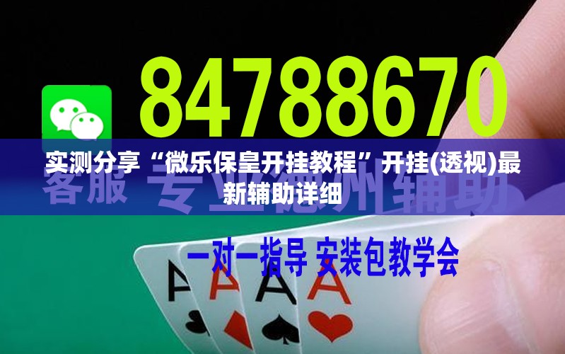 实测分享“微乐保皇开挂教程	”开挂(透视)最新辅助详细