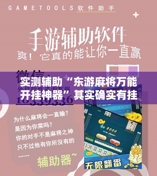 实测辅助“东游麻将万能开挂神器”其实确实有挂