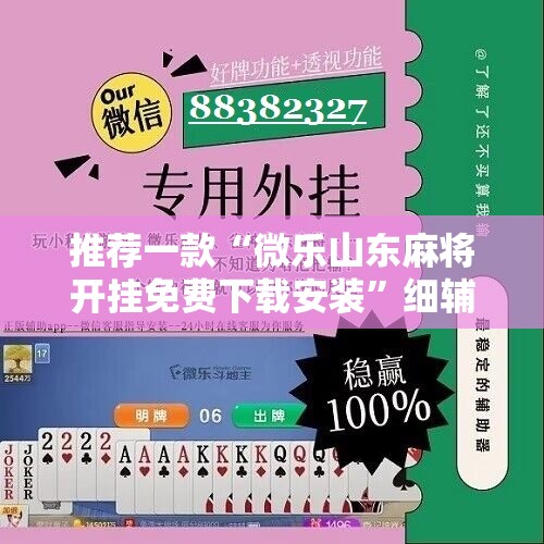 推荐一款“微乐山东麻将开挂免费下载安装”细辅助教程分享
