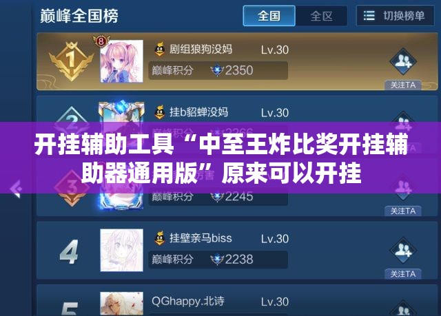 开挂辅助工具“中至王炸比奖开挂辅助器通用版”原来可以开挂