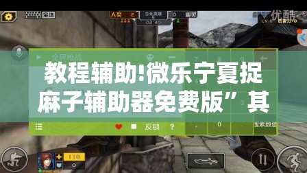 教程辅助!微乐宁夏捉麻子辅助器免费版	”其实确实有挂