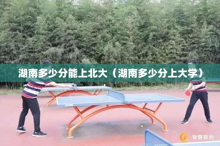 湖南多少分能上北大(湖南多少分上大学) 湖南多少分能上北大(湖南多少分上大学)