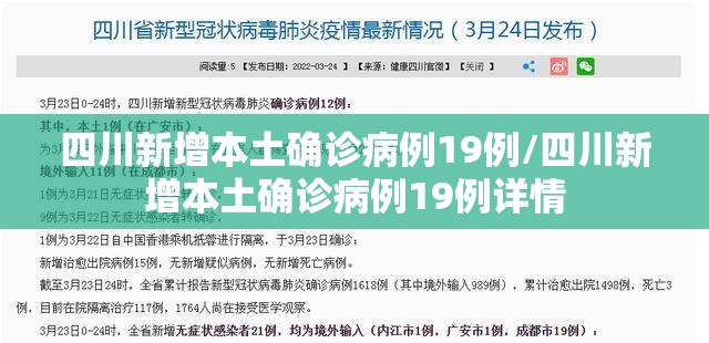 四川新增本土确诊病例19例/四川新增本土确诊病例19例详情