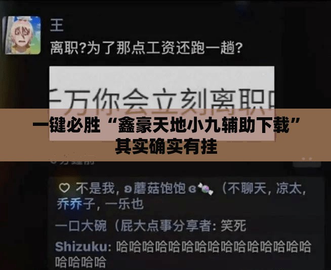 一键必胜“鑫豪天地小九辅助下载”其实确实有挂