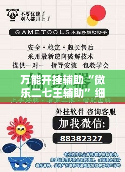 万能开挂辅助“微乐二七王辅助”细辅助教程分享