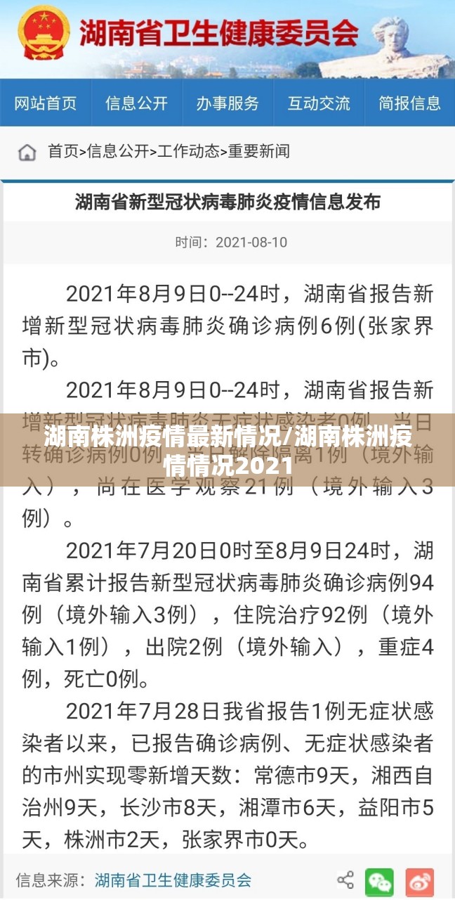 湖南株洲疫情最新情况/湖南株洲疫情情况2021 湖南株洲疫情最新情况/湖南株洲疫情情况2021