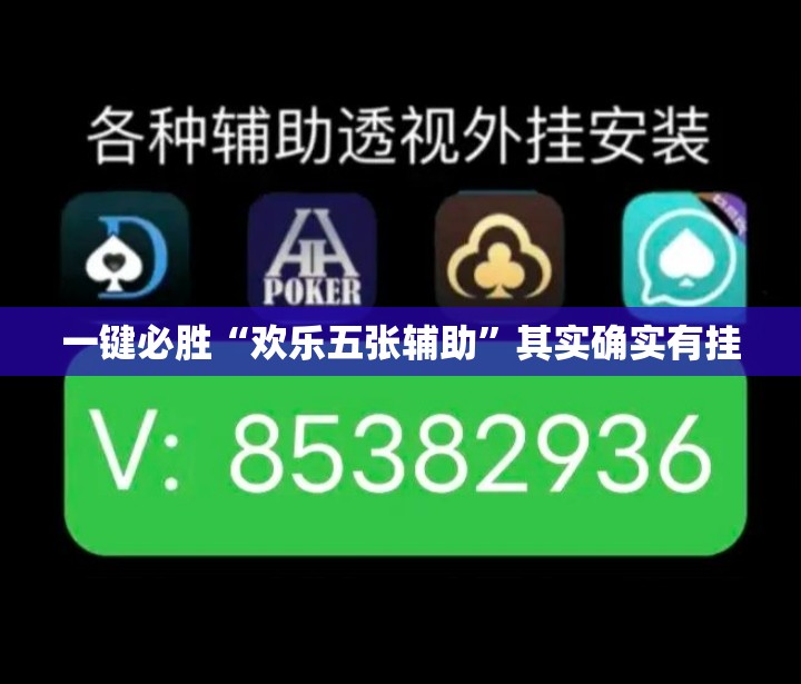 一键必胜“欢乐五张辅助”其实确实有挂