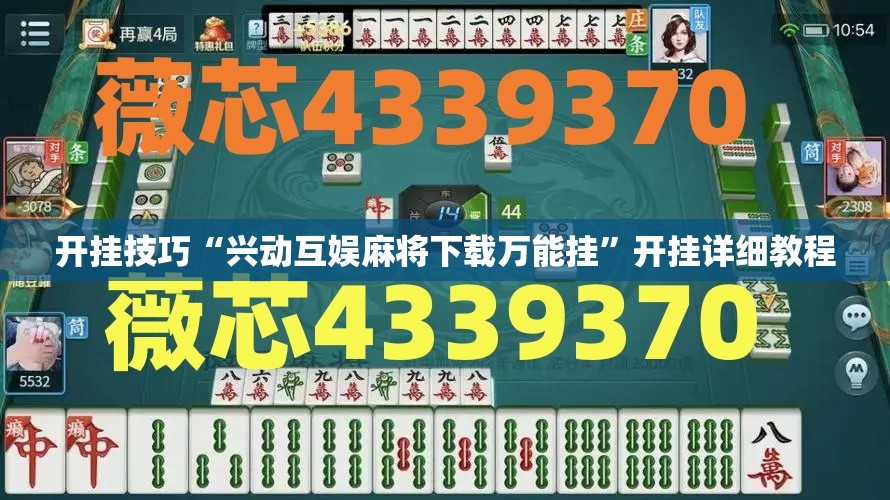 开挂技巧“兴动互娱麻将下载万能挂”开挂详细教程