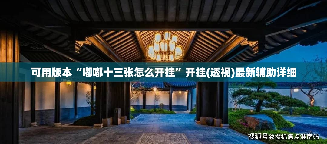 可用版本“嘟嘟十三张怎么开挂	”开挂(透视)最新辅助详细