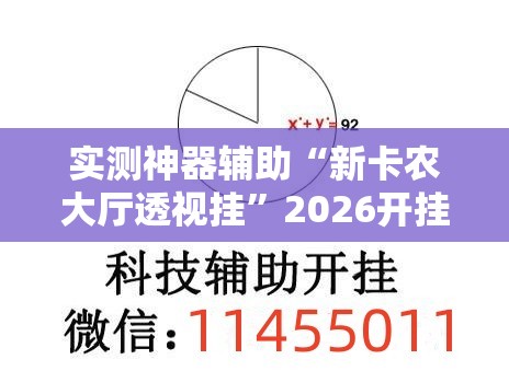 实测神器辅助“新卡农大厅透视挂	”2026开挂教程步骤