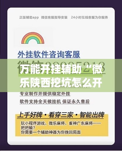 万能开挂辅助“微乐陕西挖坑怎么开挂”开挂(透视)辅助教程