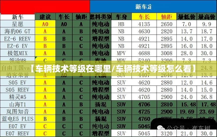 【车辆技术等级在哪里/车辆技术等级怎么看】 【车辆技术等级在哪里/车辆技术等级怎么看】