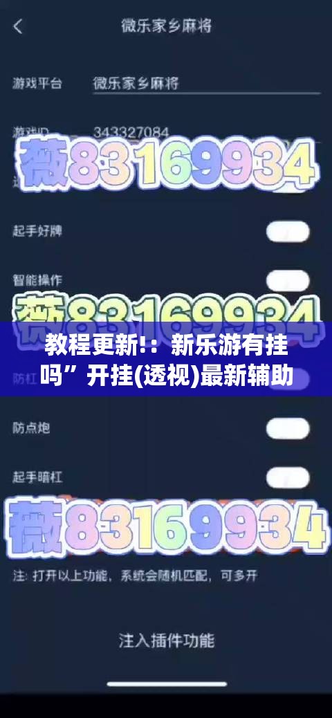 教程更新!：新乐游有挂吗”开挂(透视)最新辅助详细